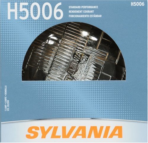 Sylvania H5006 Standard Round Halogen Headlight Bulb (35 Watt Low Beam), (Pack of 1)