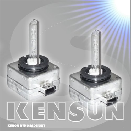 Super Bright HID Xenon Low Beam Headlight Replacement Bulb - by Kensun - (Pack of one bulb) - - D1S - 10000K