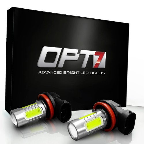 OPT7® 880 Nova Plasma LED Fog Light Bulbs - 10000K Deep Blue - Plug-n-Play (Pack of 2)