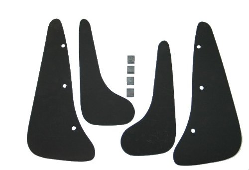 1997-2004 Corvette Black Splash Guards