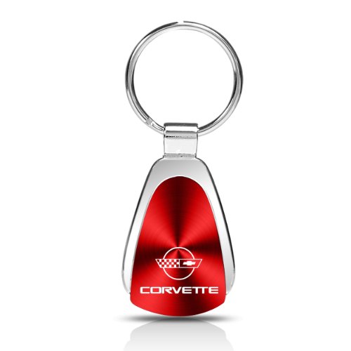 Chevrolet Corvette C4 Red Tear Drop Key Chain