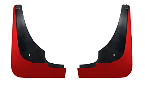 C5 Corvette 2pc Rear Splash Guard Mud Flaps - Torch Red 70 70U WA9075