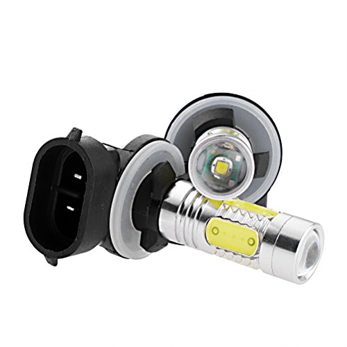 1 Pair 11W 6000K 880 881 889 890 CREE XP-E Q5 4-COB Projector LED Daytime Running Fog Light Bulb