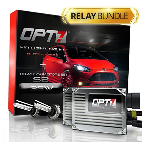 OPT7 Blitz II 35w HID Xenon Kit - 9006 - 5K Bright White Light (All Bulb Sizes and Colors)