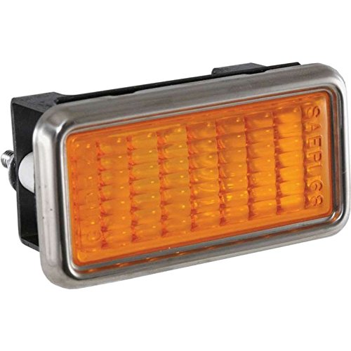 Eckler's Premier Quality Products 25-110272 Corvette Side Marker Light, Front, Amber,