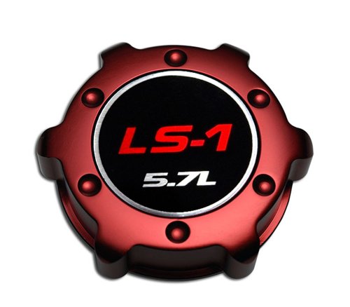 LS1 5.7L RED OIL CAP Chevrolet in Billet Aluminum for Chevy Corvette C5 97 98 99 00 01 02 03 04 1997 1998 1999 2000 2001 2002 2003 2004