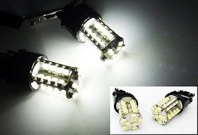 LEDIN A Pair of White 3156 40 SMD LED Back Up Reverse Light 3157 3457 3057