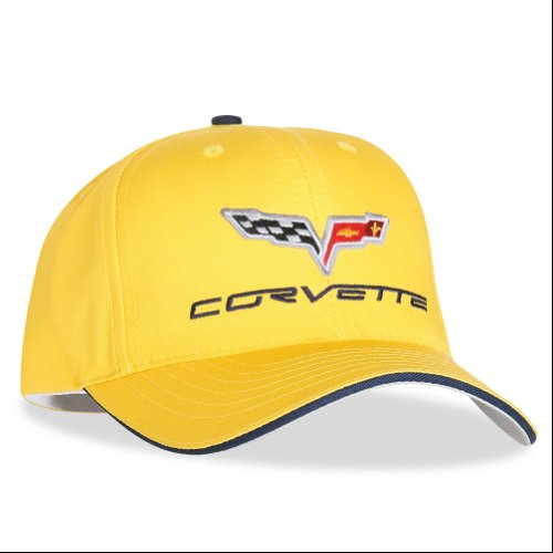 Corvette Hat - Exterior Color Matched with C6 Logo : C6 - Mill.Yellow