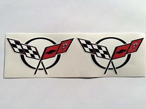 2 Chevrolet Corvette C4 C5 C6 Die Cut Decals