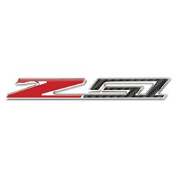 Corvette C7 Z51 Badge/Emblem – Domed – Carbon Fiber Look w/Chrome Trim ...