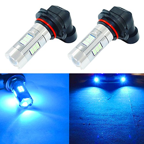 thumbnail interactive-video image 1 of Alla Lighting 3200lm H11 LED Fog Light Bulbs – 8000K Ice Blue, 27-LED, Set Of 2 1 of 2