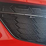 BILLFARO Front Radiator Guards For Corvette C8 - Black Aluminum Mesh (2020-2024)