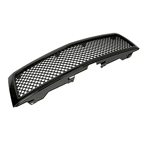 Glossy Black Honeycomb Mesh Grille For 2004-2006 Mazda 3 Sedan (Base Model Only)